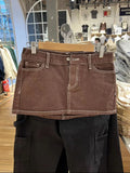 Znbbw Blue Low Waist Denim Skirts Casual Chic Pockets A-line Summer Mini Skirts Women Y2k Streetwear Harajuku Slim Faldas 2024