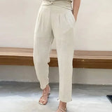 Znbbw 2 Piece Set Women Autumn Casual Solid V Neck Short Sleeve Pullover Top Loose With Pockets Pants Sets Loungwear For Female