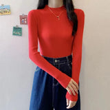 Znbbw Turtleneck Sweater Winter Pullover Knitted Basic Top Elastic Fall Slim Ladies Jumper Casual Long Sleeve Female Sweater