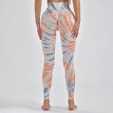 Znbbw style Women Tie Dye Seamless Yoga Pants High Waist Booty Lifting Leggings Gym Tights Workout Running Activewear