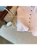 znbbw Summer Casual Preppy Style Pink 2 Piece Set Women's Sleeveless Vest Crop Top + Pleated Skirt Two Piece Skirt Set Outfits