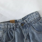 Znbbw New Summer Korean Retro High-waist Loose Jeans Shorts Women Versatile Edge Casual Hot Pants Women Clothing Jeans PTKPCC