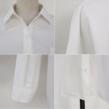 Znbbw Long Sleeve White Blouse Women 2023 Fashion Shirt Loose Button Cotton Shirts Women Casual Office Lady Tops Blusas 11456