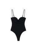 Znbbw Women Fashion Summer Sleeveless Solid Color Bodycon Tops Tank Bodysuit 2023 Female Clothing Streetwear 202307