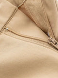 Znbbw TRAF Summer Fashion Women Cargo Shorts Skirts Asymmetric High Waist Zipper Big Pockets Skorts Female TRAF Short Pants