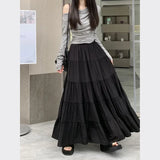 Znbbw High Waist White Mini Skirt Women Fashion Korean Patchwork A-Line Skirts Female Summer Solid Elegant All-Match Long Skirt