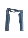 Znbbw TRAF Women Sexy Denim Camis Women Tops Blue Camis Sleeveless Female Denim Tank With Button Top