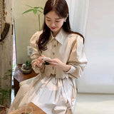 Znbbw Fashion Matching Sets Puff Sleeve Button Short Blouses High Waist Pleated Long Skirts Solid Color Design Women's Clothing