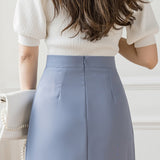 Znbbw Bodycon Summer Straight Skirts Women New Fashion Vintage Simple Solid High Waist Back Zipper Female Skirts Office Wear Jupe