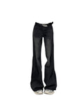 Znbbw Women 90s Vintage Black Gothic Oversize Jeans Y2k 90s Aesthetic Wide Denim Trousers Harajuku Baggy Jean Pants Emo 2000s Clothes