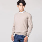 Znbbw Men Cashmere Sweater 2023 Autumn Winter Casual Solid Color Long Sleeve Knitted Pullovers Top Male Soft Warm O-Neck Jersey Jumper
