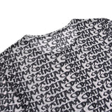 Znbbw Y2K Long Sleeve Bodysuit Women Spring Skinny Sexy See Through Top Letter Print Fashion Party Club Outfit Clothing