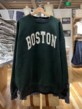Znbbw Letter Embroidery Loose Sweatshirt Women Autumn Cotton Round Neck Casual Hoodie American Streetwear Oversized Tops Y2k