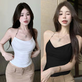 Znbbw Neck Hanging Strap Slim Fit Sexy Fashion Strap Tank Top
