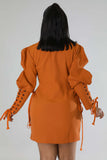Znbbw Up Lantern Blazer Style Mini Dress Women Fashion Single Breasted Long Sleeve Dresses Autumn Winter Female Slim Clothing