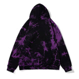 Znbbw Gothic Y2k Clothes Tie Dye Drawstring Kangaroo Pocket Harajuku Vintage Hoodies Streetwear Fashion Spring Autumn Sweatshirts