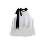 Znbbw Women Chiffon Blouses Shirt Women Tops Sexy Blouses Beach Holiday Sleeveless Shirt Blouse