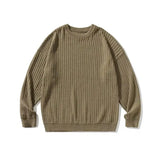 Znbbw Men Sweaters Autumn Solid Color Wool Sweaters Korean Fashion Slim Fit Knitted Pullovers Casual Retro Warm Street Wear Clothes