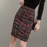 Znbbw Summer Elegant Printed Casual Skirts For Women High Waist Slim Office Lady OL Style Pencil Skirts Faldas Mujer Moda 2023