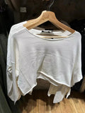 Znbbw Women Solid Raw Trim Cropped Sweatshirts Sexy Scoop Neck Soft Cotton Autumn Pullovers Top Vintage Streetwear Loose Hoodies Y2k