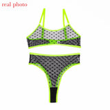 Znbbw Polka Dot Lingerie Contrast Color Lace Transparent Bra And Panty Set Seamless Sexy Intimate Uncensored Bilizna Outfits