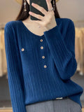 Znbbw Women Sweater and Pullovers Fall Winter New Skinny Jumpers V-neck Basic Warm Sweater Pullovers Warm Winter Sweater