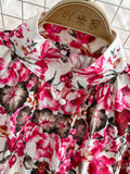 Znbbw Fashion Spring Runway 2 Piece Sets For Women Turn Down Collar Floral Print Blouse And Shorts Suit Office Lady Outfits