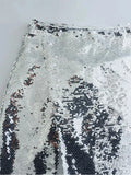 Znbbw Spring Summer Sexy Women Sequined Mini Skirt Women High Waist Skirts Female Party A-line Skirt