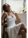Znbbw Lace Up White 2 Pcs Outfit Women Summer Dress Set 2024 New Beach Cotton Skirt Matching Set Midi Vestido Chic Sundress