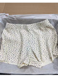 Znbbw Thick Ribbed Cotton Shorts Women Casual Contrast Patchwork High Waist Sweatshorts Summer Y2k Streetwear Slim Short Pants