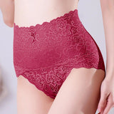 Znbbw Women Sexy High Waist Panties Seamless Lace Briefs Panties Underwear Lingerie Underpants Female Shapewear Panties Sexy Intimates
