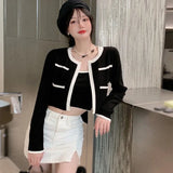 Znbbw Sweaters for Women Crewneck Women's Top Loose Outerwear Knitted T-shirt