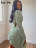 Znbbw Women Fashion Long Sleeve Party Club Bodycon Pink Mini Dress Streetwear 2023 Summer Clothes Wholesale Items For Business