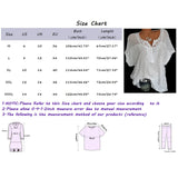 Znbbw Women Hollow V-Neck Embroidered Short-Sleeved Bat Sleeve Shirt Top Elegant Black/White/Blue Exquisite and Breathable Blouses