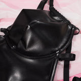 Znbbw Leather Lingerie Sexy Underwear Push Up Bra and Panty Set Seamless PVC Intimate Sexy Bandage Panties Matching Sets