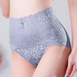 Znbbw Women Sexy High Waist Panties Seamless Lace Briefs Panties Underwear Lingerie Underpants Female Shapewear Panties Sexy Intimates