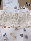 Znbbw Thick Ribbed Cotton Shorts Women Casual Contrast Patchwork High Waist Sweatshorts Summer Y2k Streetwear Slim Short Pants