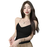 Znbbw Neck Hanging Strap Slim Fit Sexy Fashion Strap Tank Top