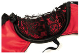 Znbbw Bow Backless Nightwear Teddy Lenceria Sexi Para Mujer Black Red Women Open Cupless Bra Crotchless Bodysuit Lingerie Sling