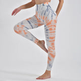 Znbbw Dye Seamless Leggings Women for Gym Yoga Pants Push Up Workout Sports Leggings High Waist Tights Ladies Fitness Clothing