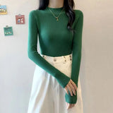 Znbbw Turtleneck Sweater Winter Pullover Knitted Basic Top Elastic Fall Slim Ladies Jumper Casual Long Sleeve Female Sweater