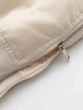 Znbbw TRAF 2023 Spring Warm Jacket Women Outerwear With Zipper Bomber Jacket Coat Women Thicken Coat Top Women