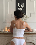 Znbbw Women Fairy Grunge Lace Patchwork Tank Top 90s Egirl Spaghetti Strap Bow Sleeveless Camisole Square Neck Crop Cami Tee