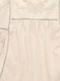 Znbbw TRAF Summer Camis Women Retro Sweet Solid Versatile Straight Neck Thin Halter Embroidered Linen Blend Top
