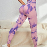 Znbbw Dye Seamless Leggings Women for Gym Yoga Pants Push Up Workout Sports Leggings High Waist Tights Ladies Fitness Clothing