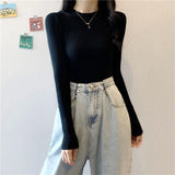 Znbbw Turtleneck Sweater Winter Pullover Knitted Basic Top Elastic Fall Slim Ladies Jumper Casual Long Sleeve Female Sweater