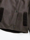 Znbbw TRAF Office Lady Brown Women Turn-Down Collar Slanted Placket Short Fur Coat 2023 Winter New Windproof Thick Warm Fur