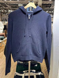 Znbbw Solid Knitted Hooded Cardigans Women Spring Soft Cotton Zipper Long Sleeve Sweaters Female Casual Streetwear Y2k Tops