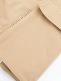 Znbbw TRAF Summer Fashion Women Cargo Shorts Skirts Asymmetric High Waist Zipper Big Pockets Skorts Female TRAF Short Pants
