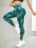 Znbbw Dye Yoga Pants Sport Leggings Women Seamless High Waist Push Up Woman Tights Fitness Workout Leggins Gym Clothing 2023 New